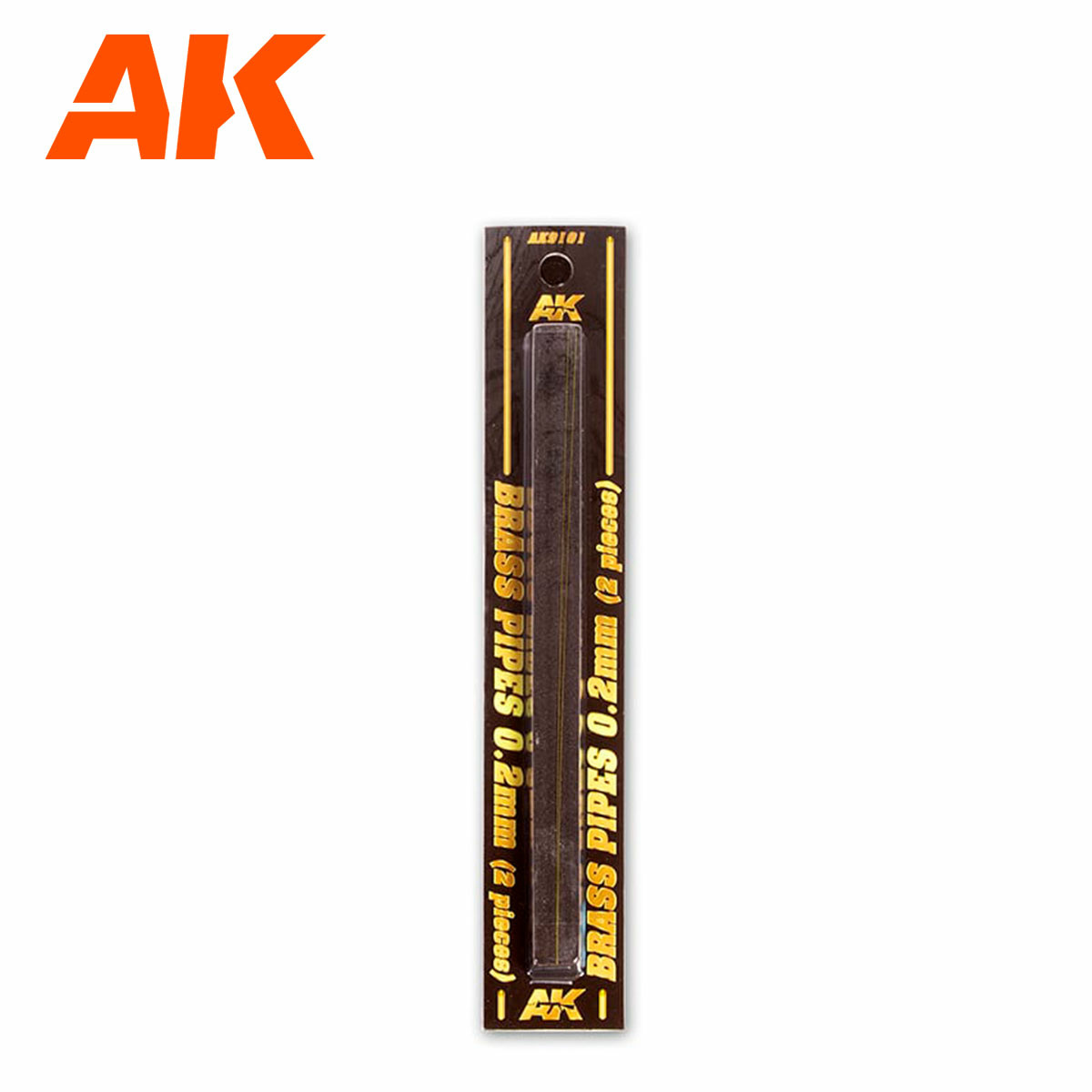 AK9101 AK Interactive Brass tubes 0.2mm, 2 pcs.