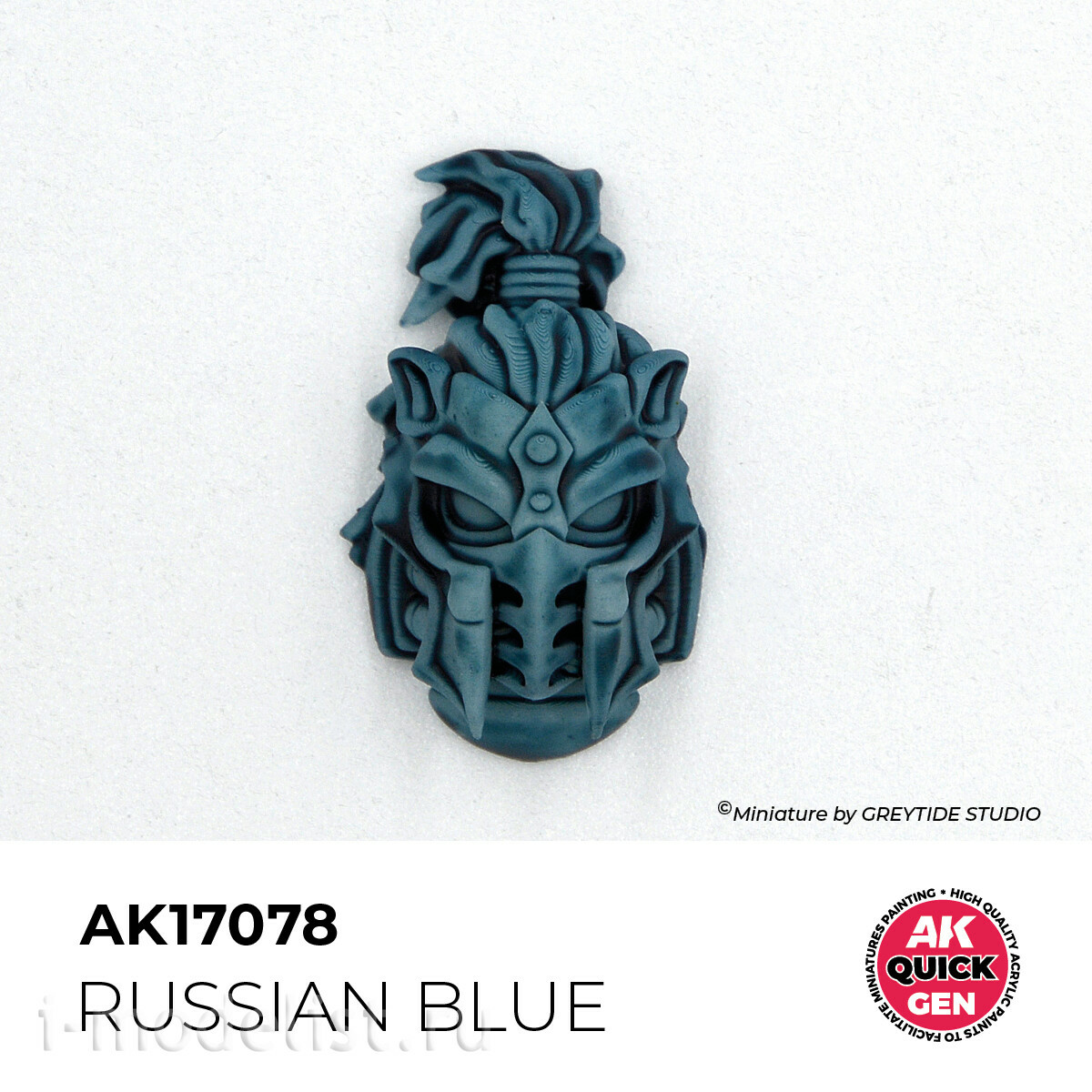 AK17078 AK Interactive Краска акриловая QUICK GEN - Русский синий / RUSSIAN BLUE