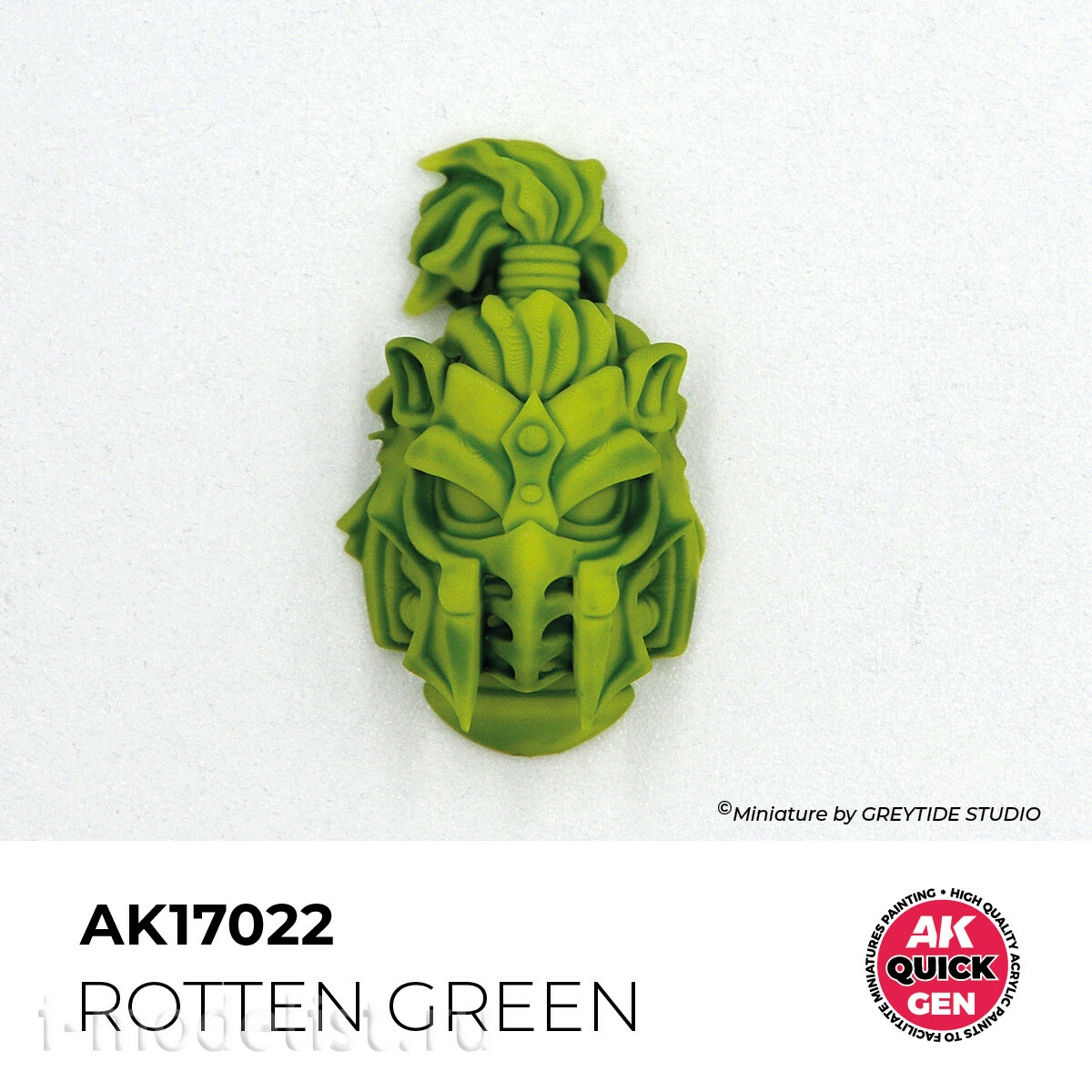 AK17022 AK Interactive Краска акриловая QUICK GEN - Гнилой зелёный / ROTTEN GREEN
