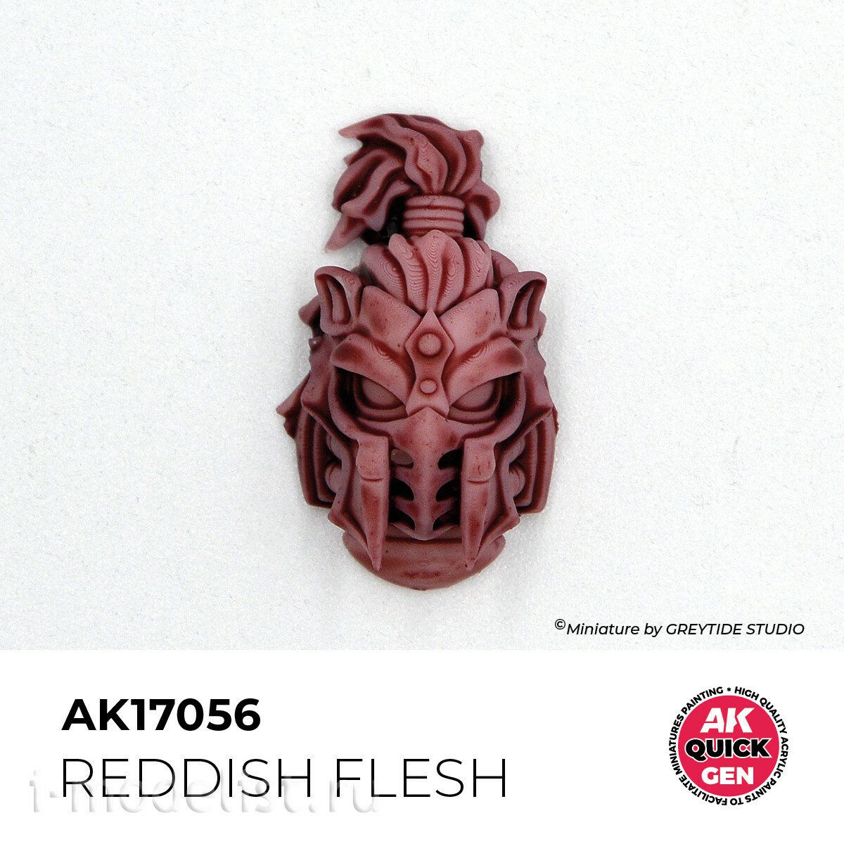 AK17056 AK Interactive Краска акриловая QUICK GEN - Красноватая плfromь / REDDISH FLESH