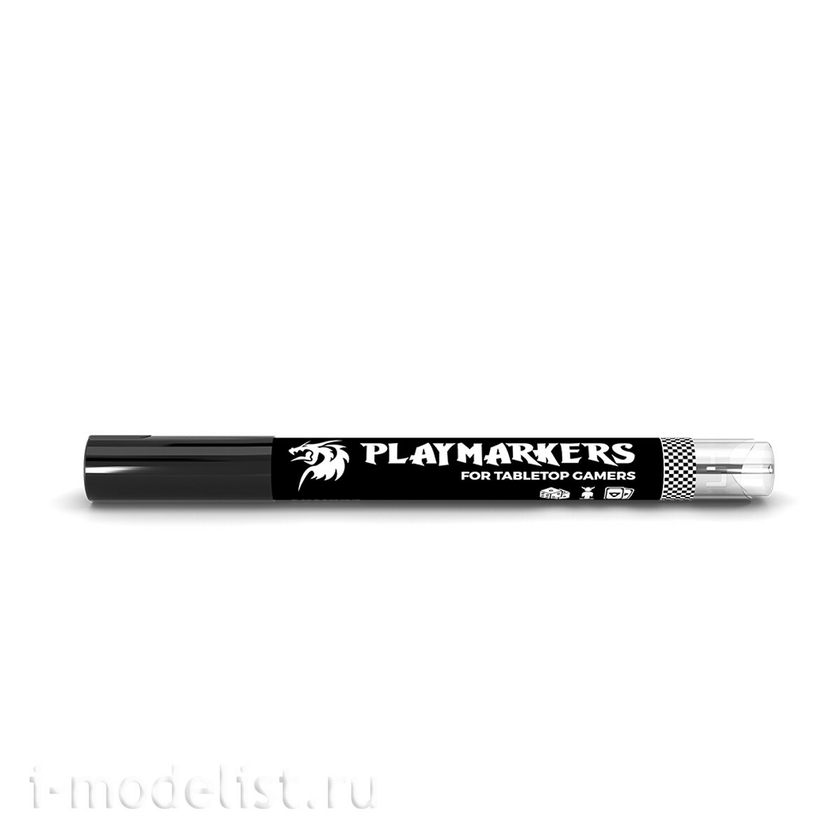 AKM002 AK Interactive Акриловый маркер PLAYMARKER - Чёрный / BLACK – PLAYMARKER