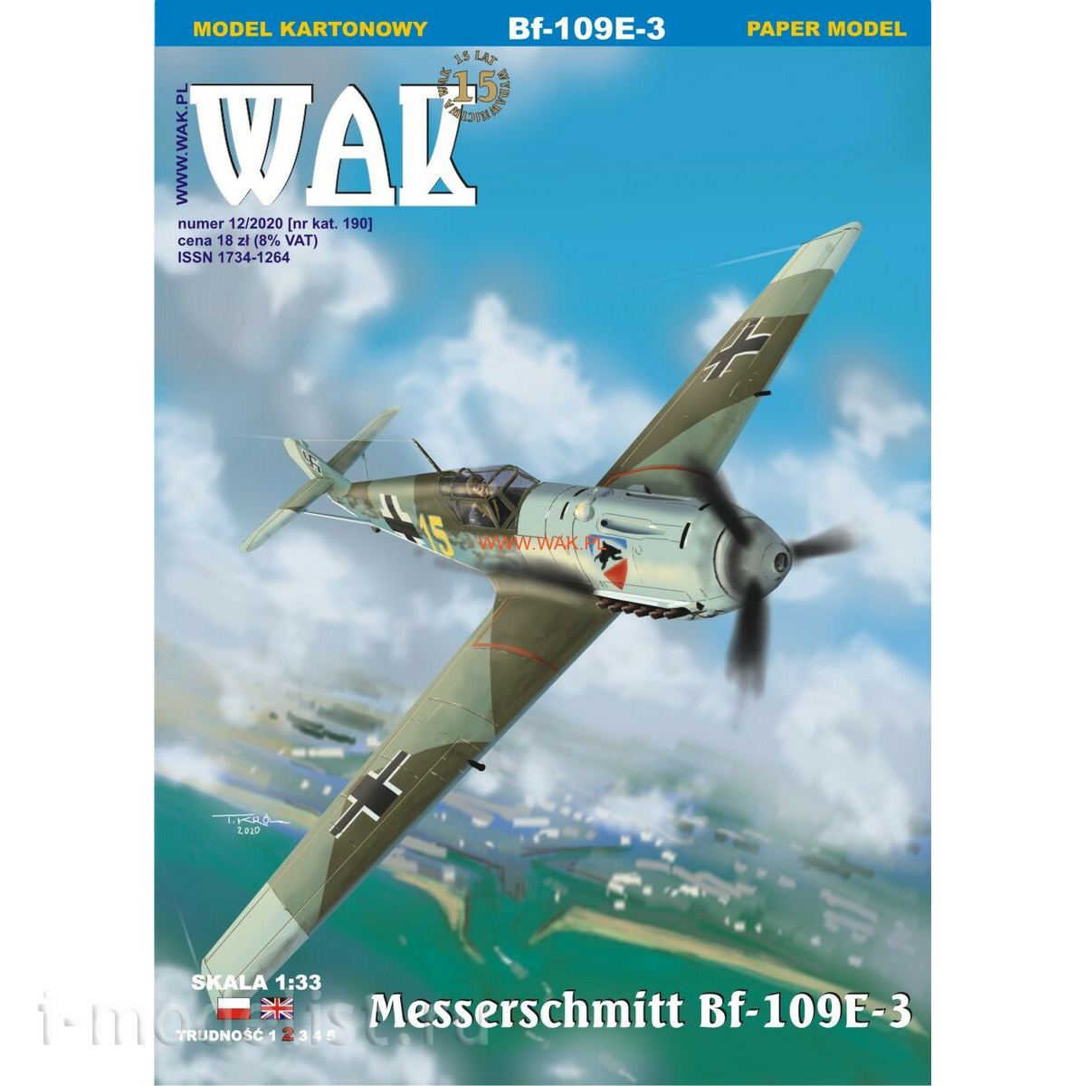 WAK 12/2020 WAK 1/33 Messerschmitt Bf-109E-3