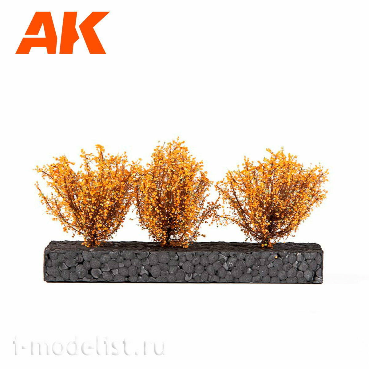 AK8217 AK Interactive Dark Yellow shrubs 1:35 4-5 cm / 75 mm / 90 mm