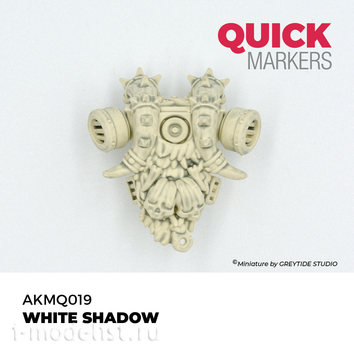 AKMQ019 AK Interactive Маркер QUICK MARKER - Белая тень / White Shadow