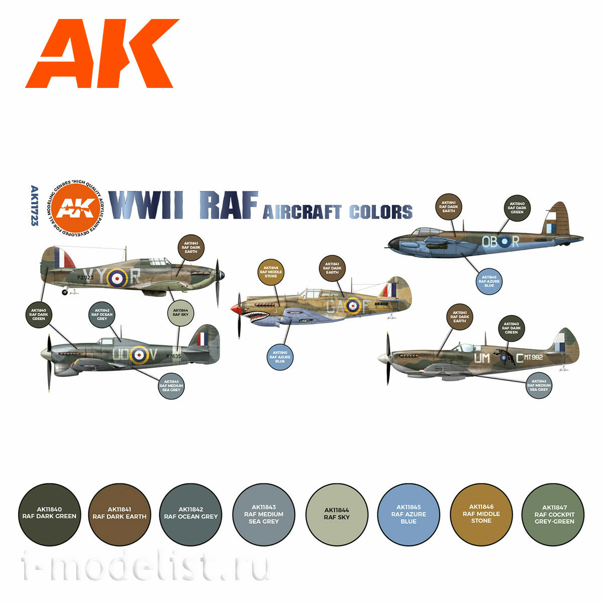 AK11723 AK Interactive Set of acrylic paints 