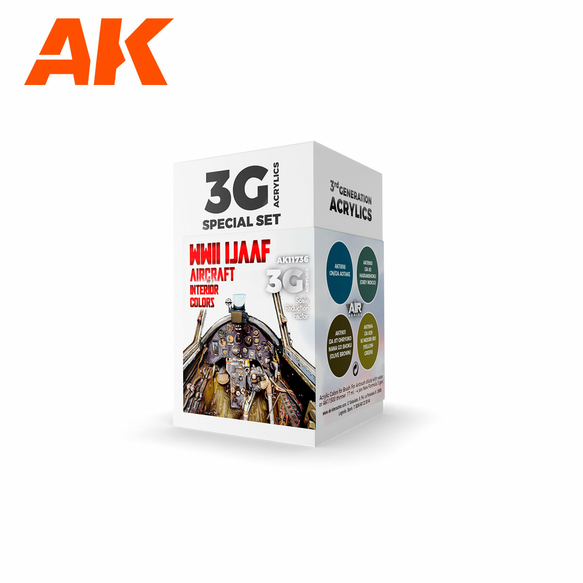 AK11736 AK Interactive Set of acrylic paints 