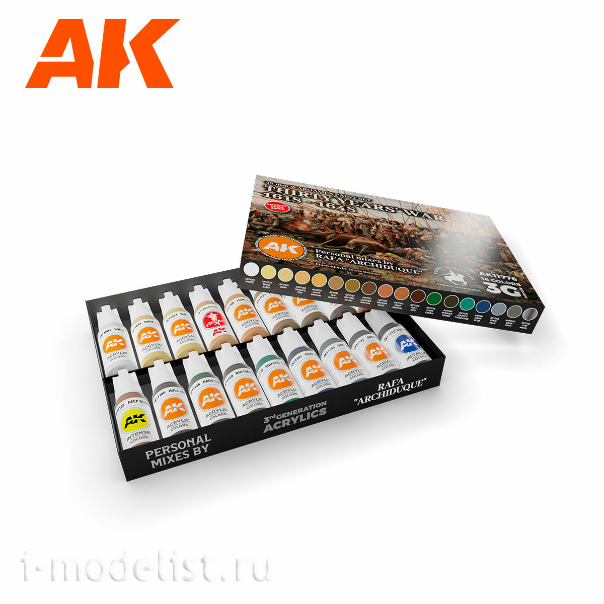 AK11776 AK Interactive Set of acrylic paints 