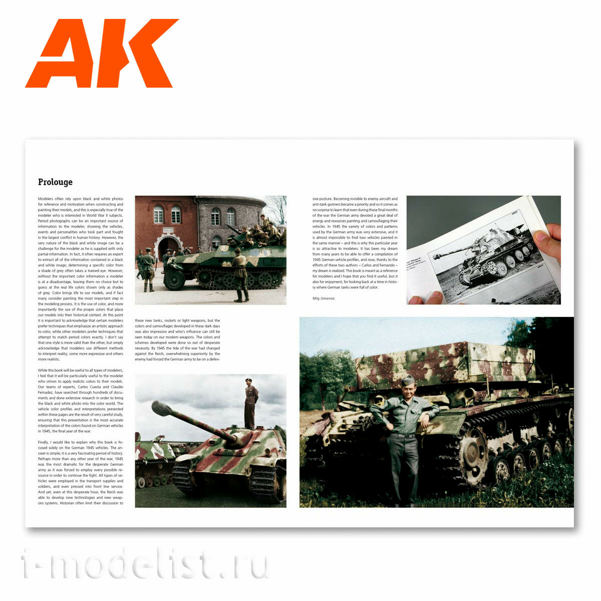 AK403 AK interactive 1945 German Colors. Camouflage Profile Guide