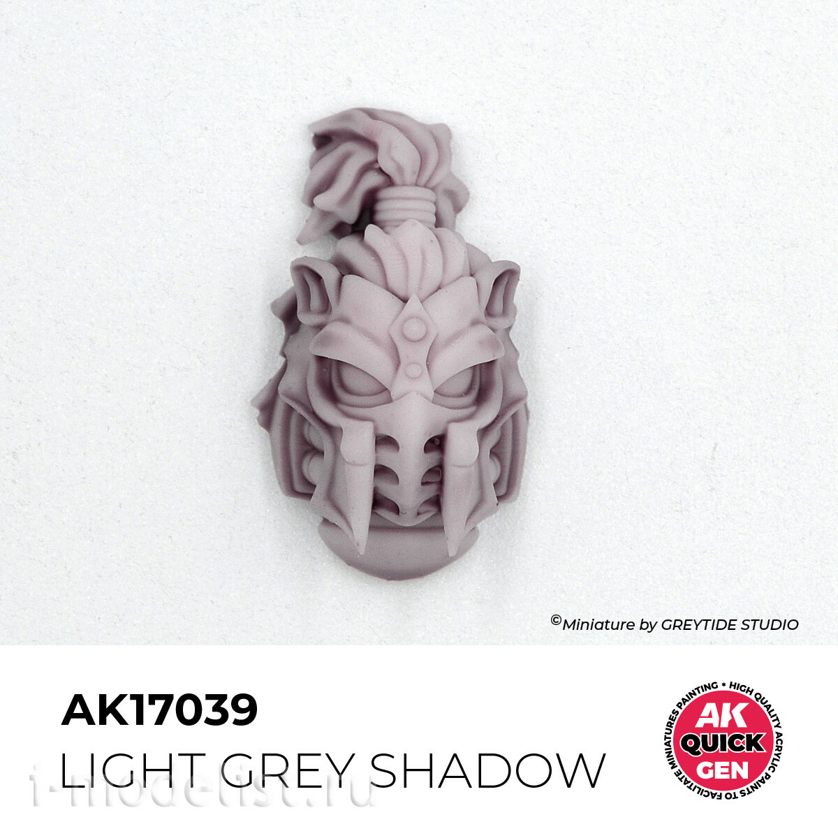AK17039 AK Interactive Краска акриловая QUICK GEN - Светлая серая тень / LIGHT GREY SHADOW