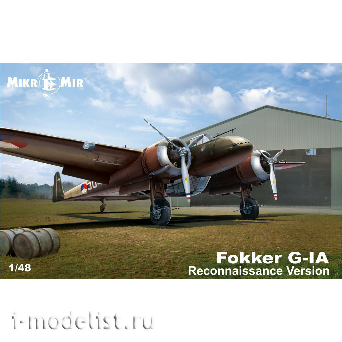 48-018 Microcosm 1/48 Fokker G-I Aircraft