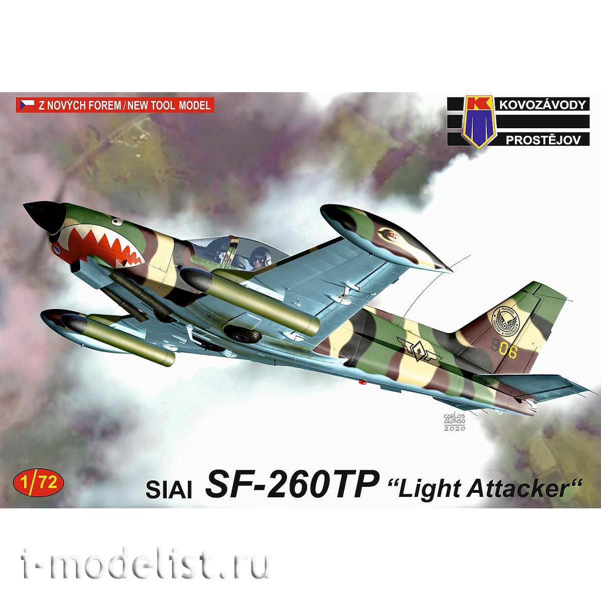 KPM0214 Kovozavody Prostejov 1/72 Aircraft SIAI SF-260TP 