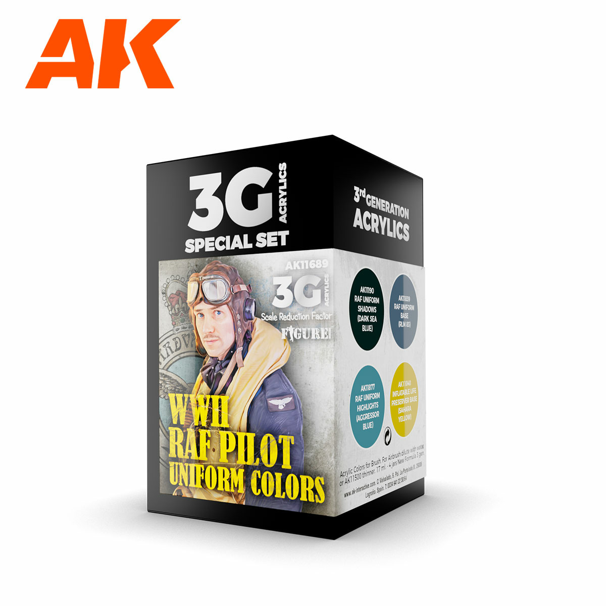 AK11689 AK Interactive Set of acrylic paints 