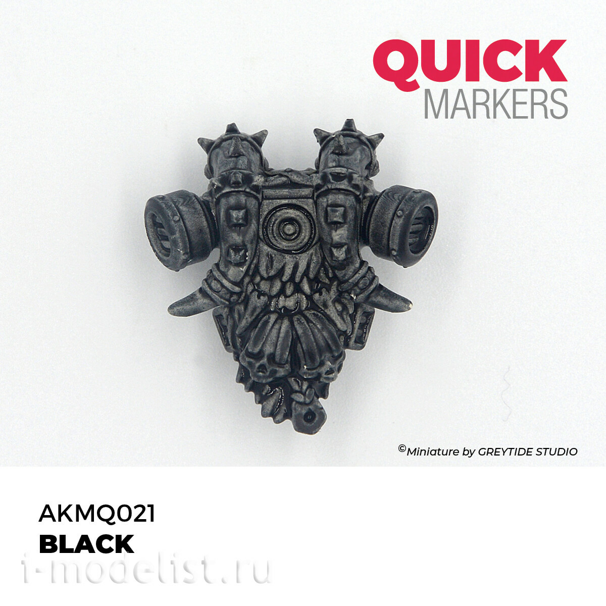 AKMQ021 AK Interactive Маркер QUICK MARKER - Чёрный / Black