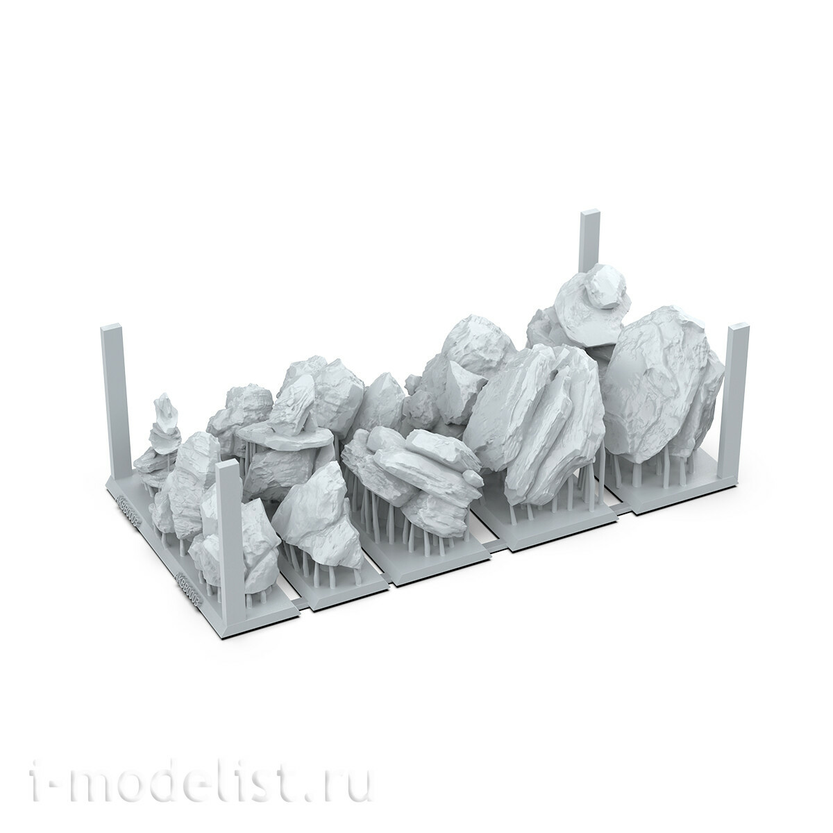 AKBIT0003 AK Interactive 3D-печать BASING BITS Скалы и выступы / Rocks & Tors