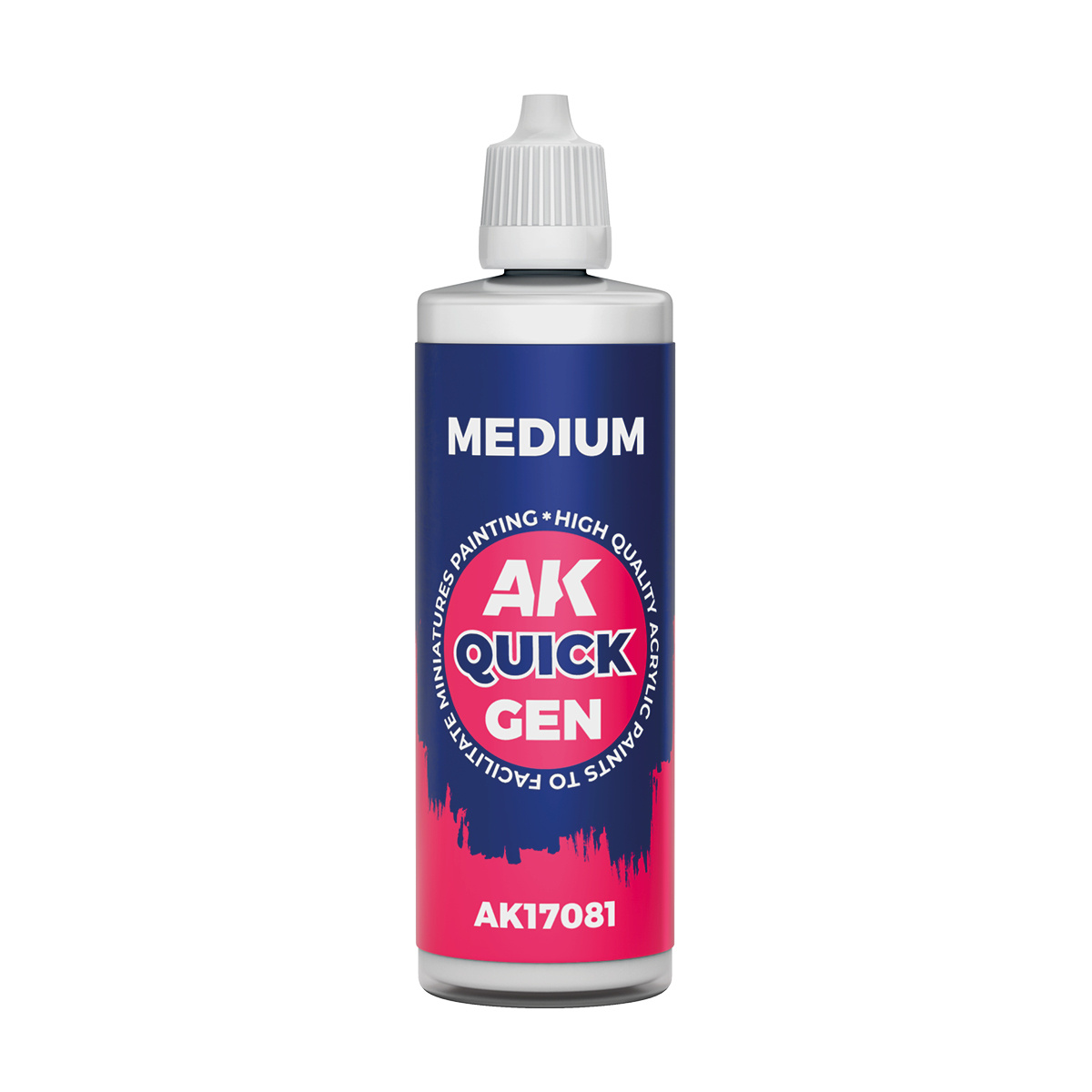 AK17081 AK Interactive Медиум для красок серии QUICK GEN / MEDIUM FOR QUICK GEN PAINTS (60 мл)