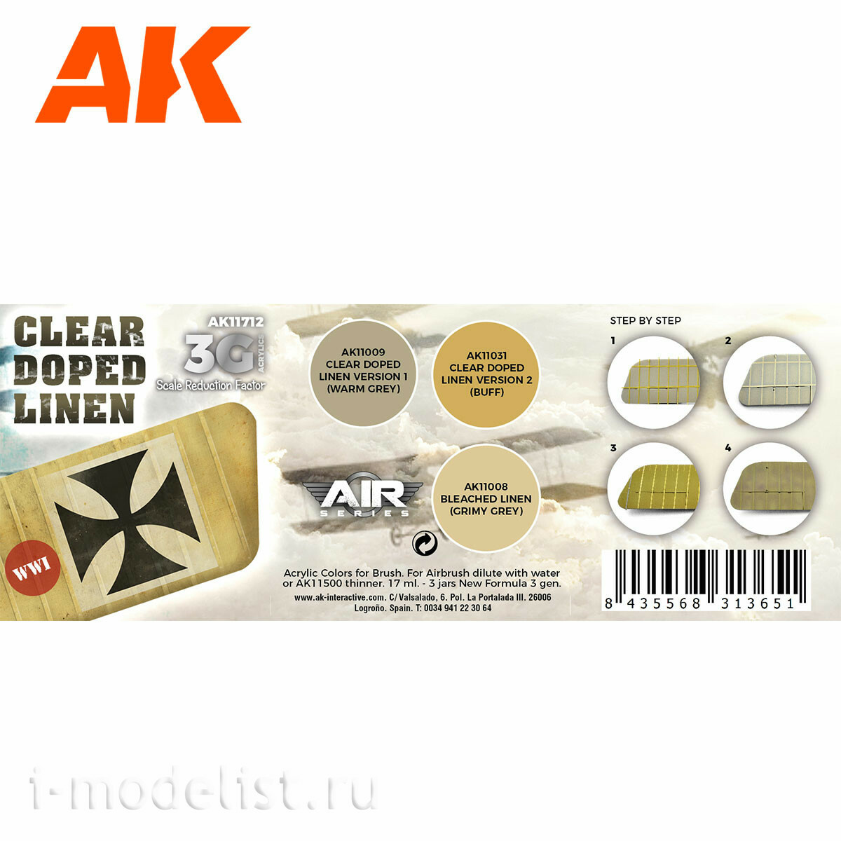 AK11712 AK Interactive Set of acrylic paints 