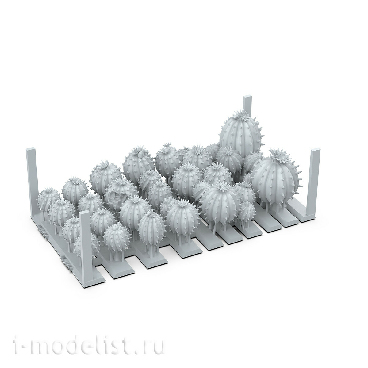 AKBIT0010 AK Interactive 3D-печать BASING BITS Бочкообразный кактус / Barrel Cactus