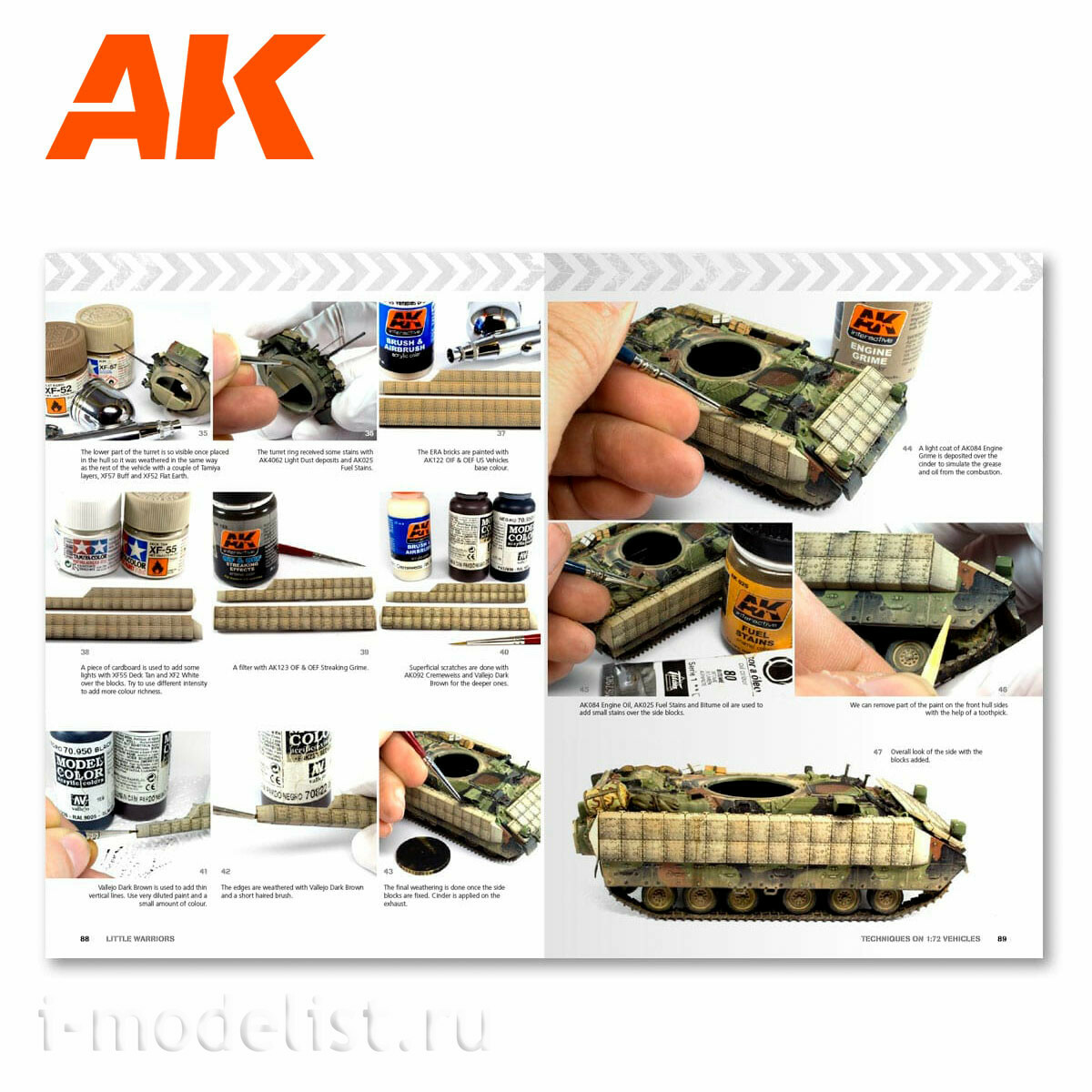 AK280 AK Interactive Creating, detailing and coloring small models 1/72 
