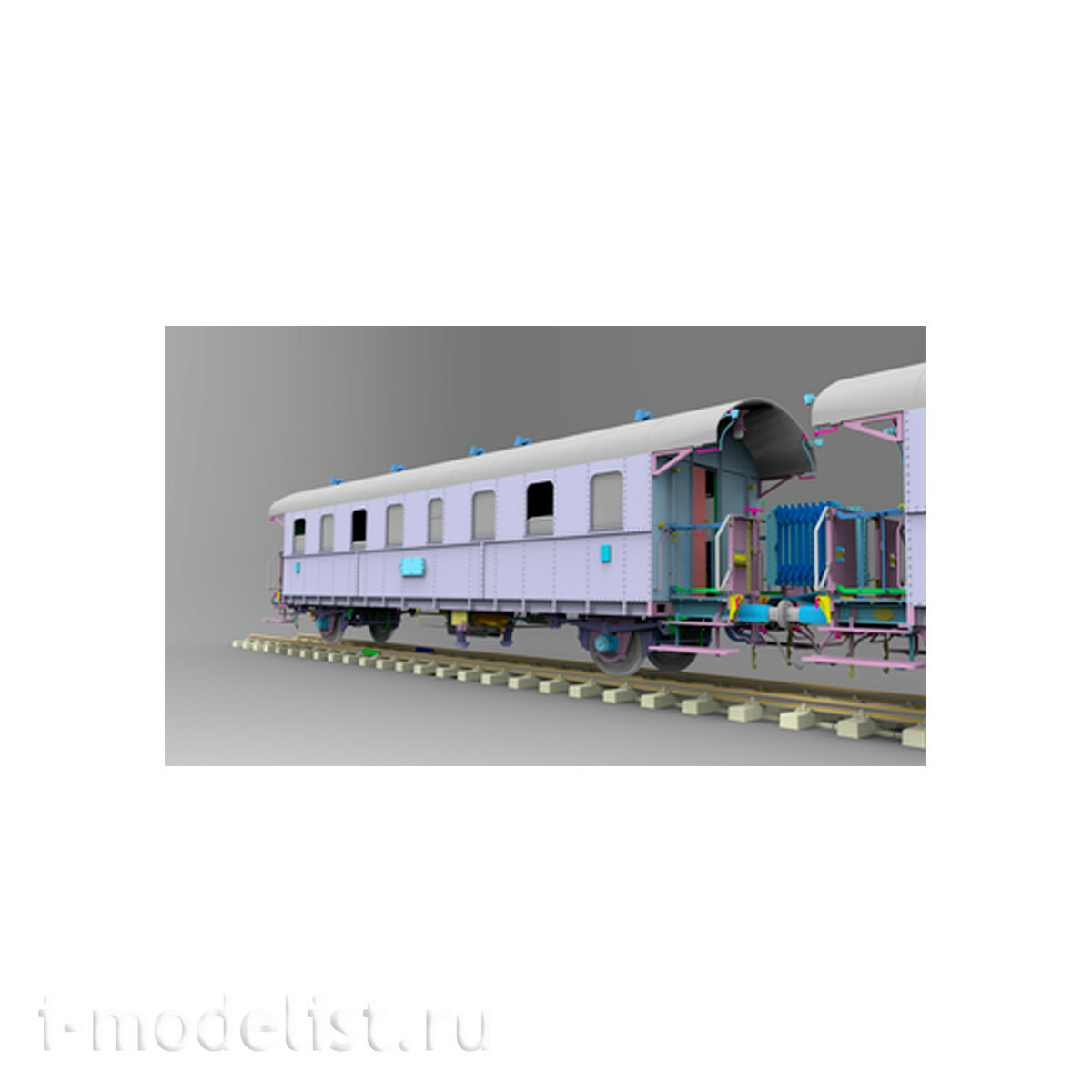 DW35033 AK Interactive 1/35 Пассажирский вагон Personenwagen Cid-27 “Donnerbüchse”