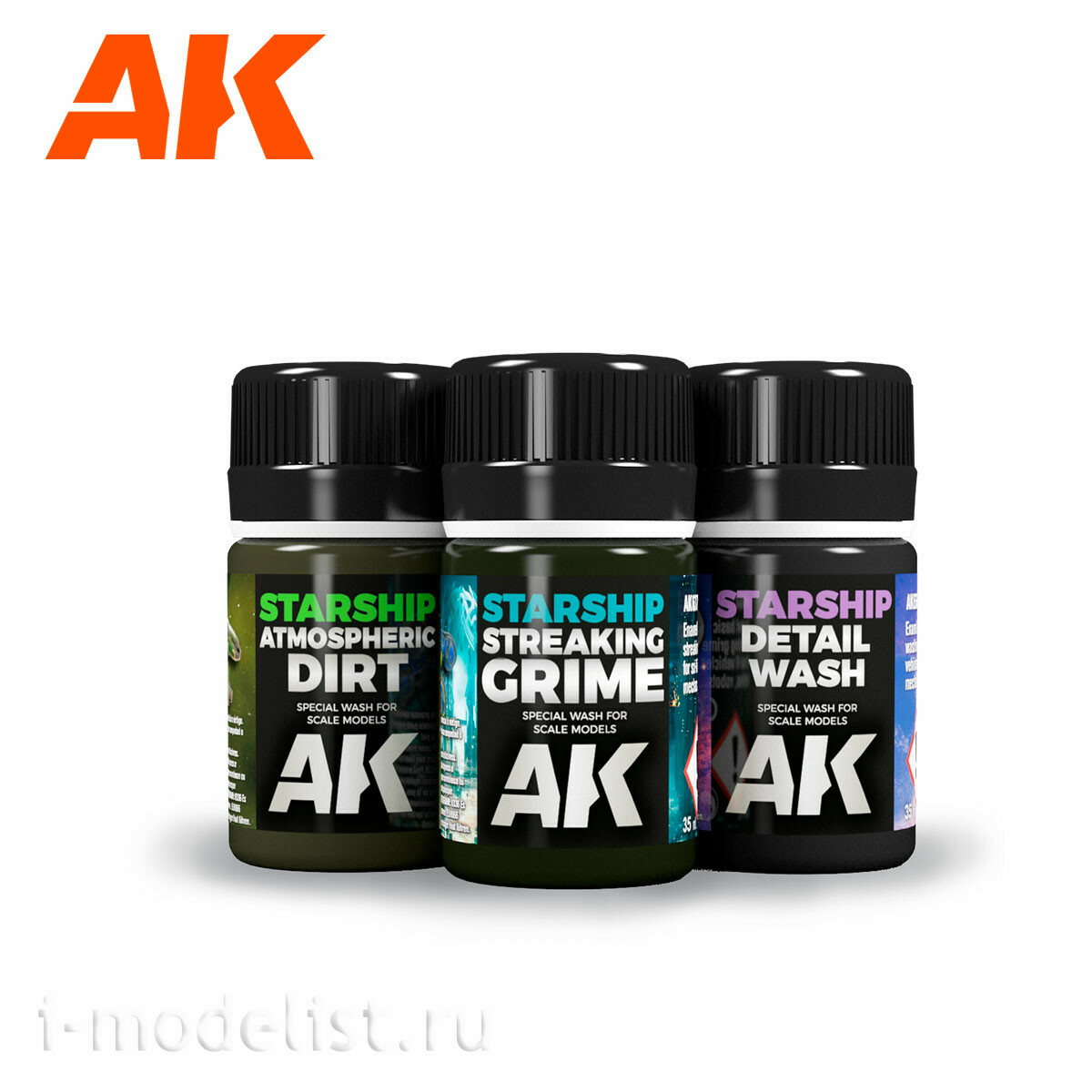AK639 AK Interactive Science Fiction Set for Weathering / Weathering Sci Fi Set