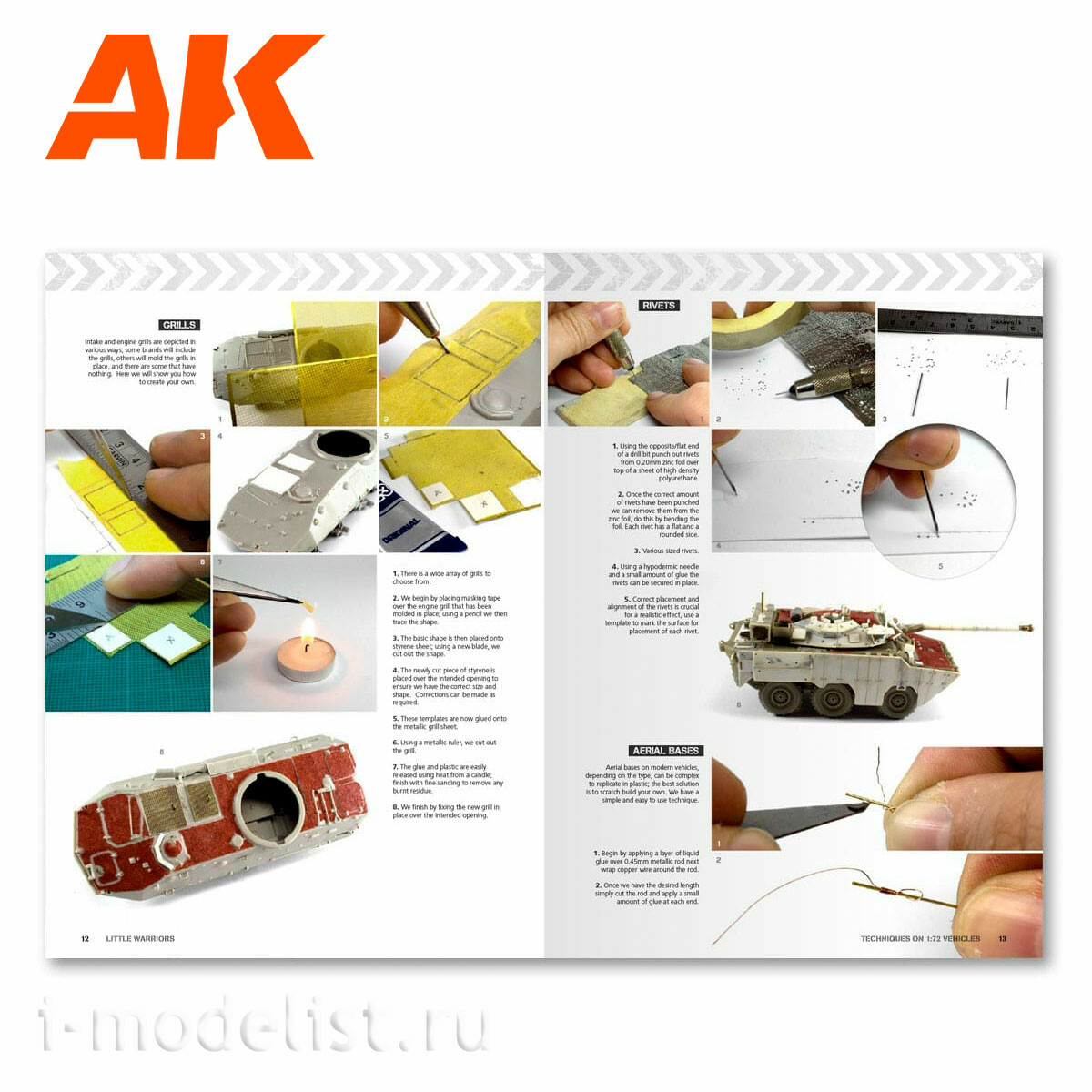AK280 AK Interactive Creating, detailing and coloring small models 1/72 