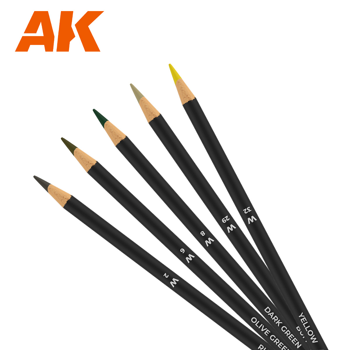 AKКМБ13 AK Interactive Набор карандашей для везеринга 