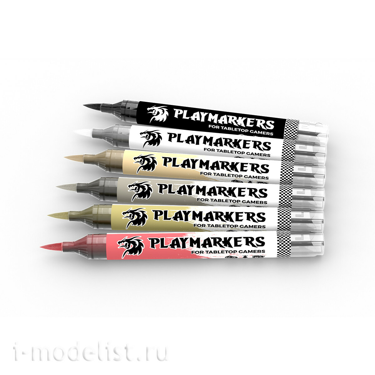 AKM102 AK Interactive Набор акриловых маркеров PLAYMARKER - Скелеты и зомби / SKELETONS & ZOMBIES – PLAYMARKER SET