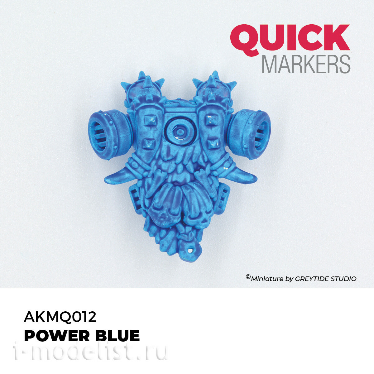 AKMQ012 AK Interactive Маркер QUICK MARKER - Мощный синий / Power Blue