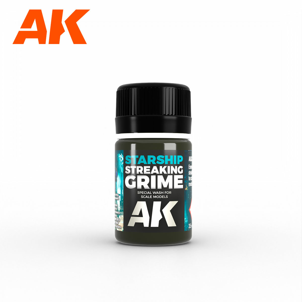 AK637 AK Interactive Смывка полосы грязи на звёзtoлёте / Zvezdaship Streaking Grime Wash