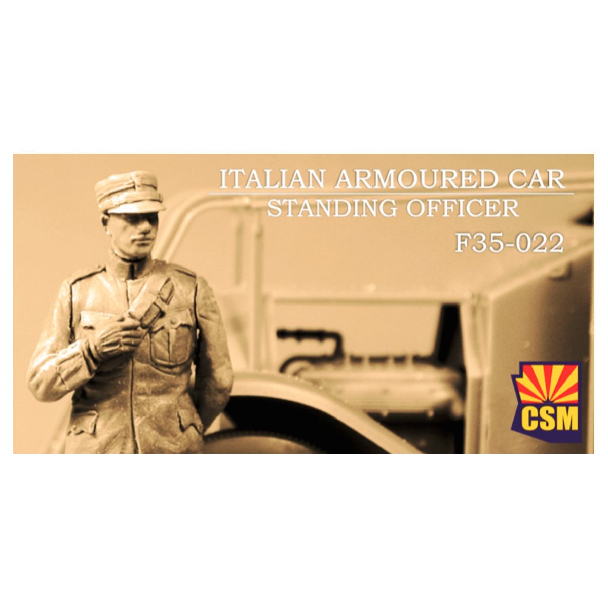 F35-022 Copper State Models 1/35 Офицер итальянского броневика