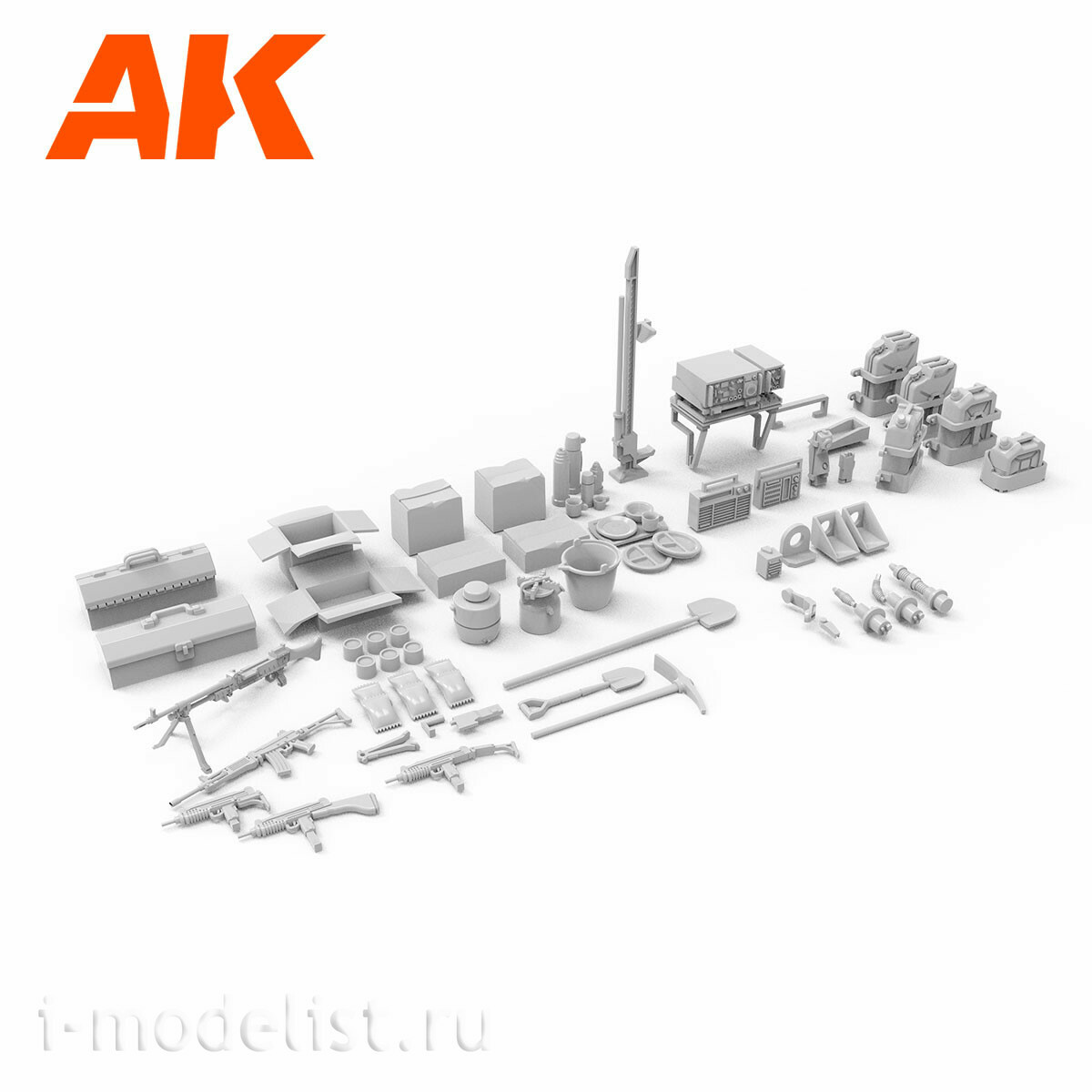 AK35006 AK Interactive 1/35 Комплект аксессуаров Армии обороны Израиля / IDF Accessories