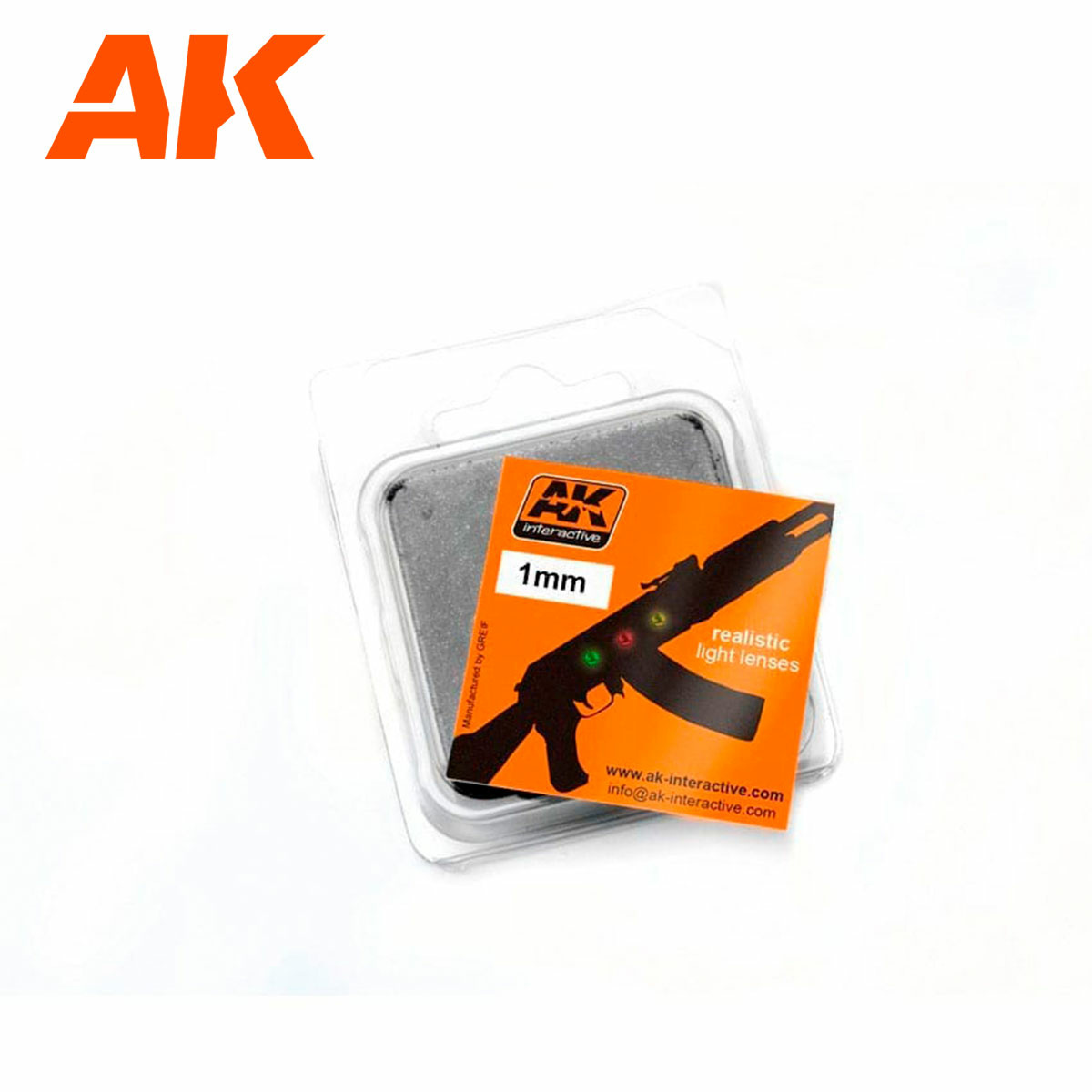 AK232 AK Interactive Lenses transparent for aircraft LIGHTS FOR PLANES 1mm