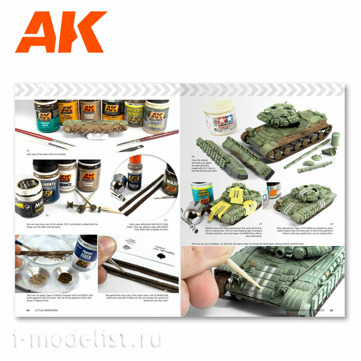 AK280 AK Interactive Creating, detailing and coloring small models 1/72 