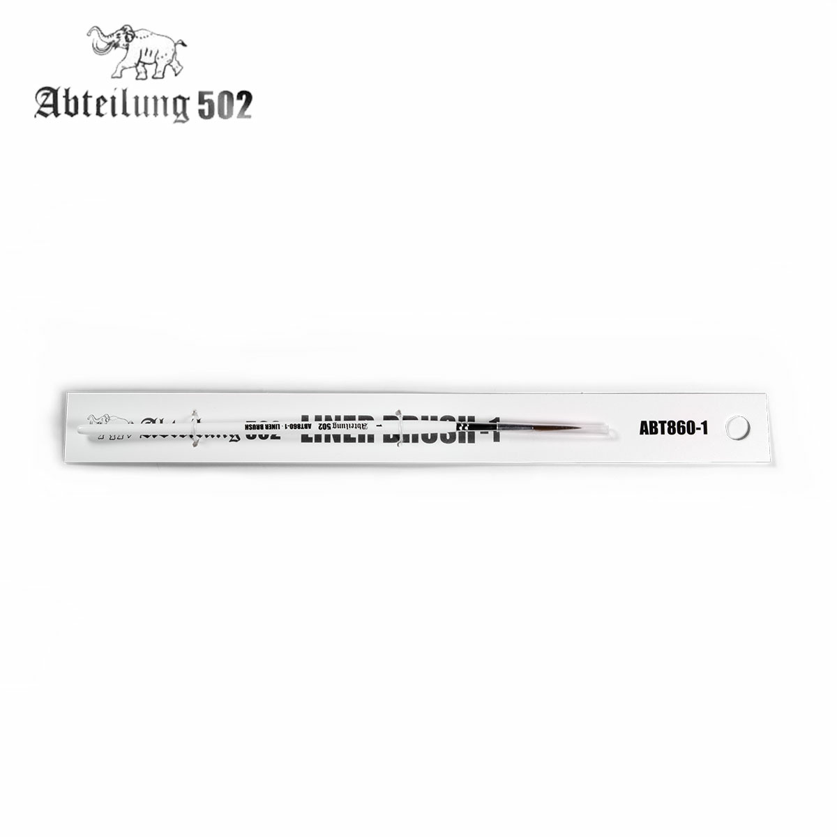 ABT860-1 Abteilung 502 Кисть лайнер 1 (длина 18 мм) / ABT Liner Brush 1 (18mm Long Hair)