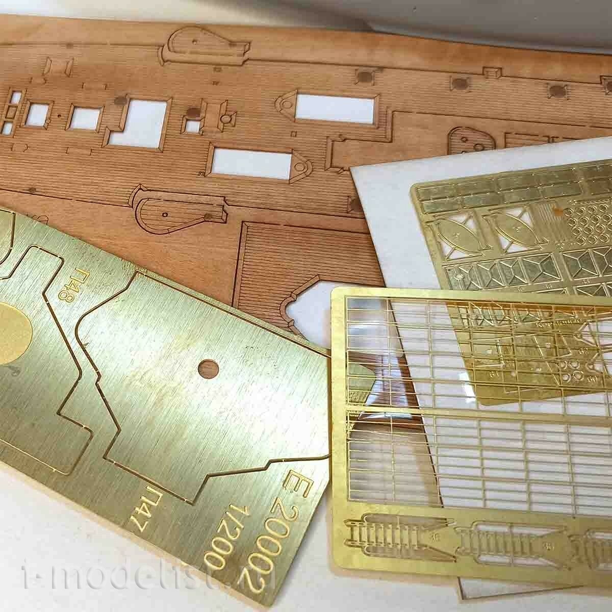 E20002 Эскадра 1/200 Сборная модель Канонерская лодка 