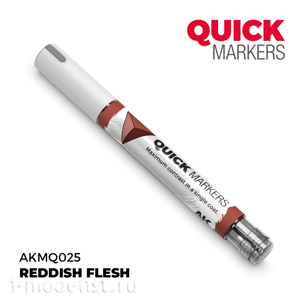 AKMQ025 AK Interactive Маркер QUICK MARKER - Красноватая плfromь / Reddish Flesh