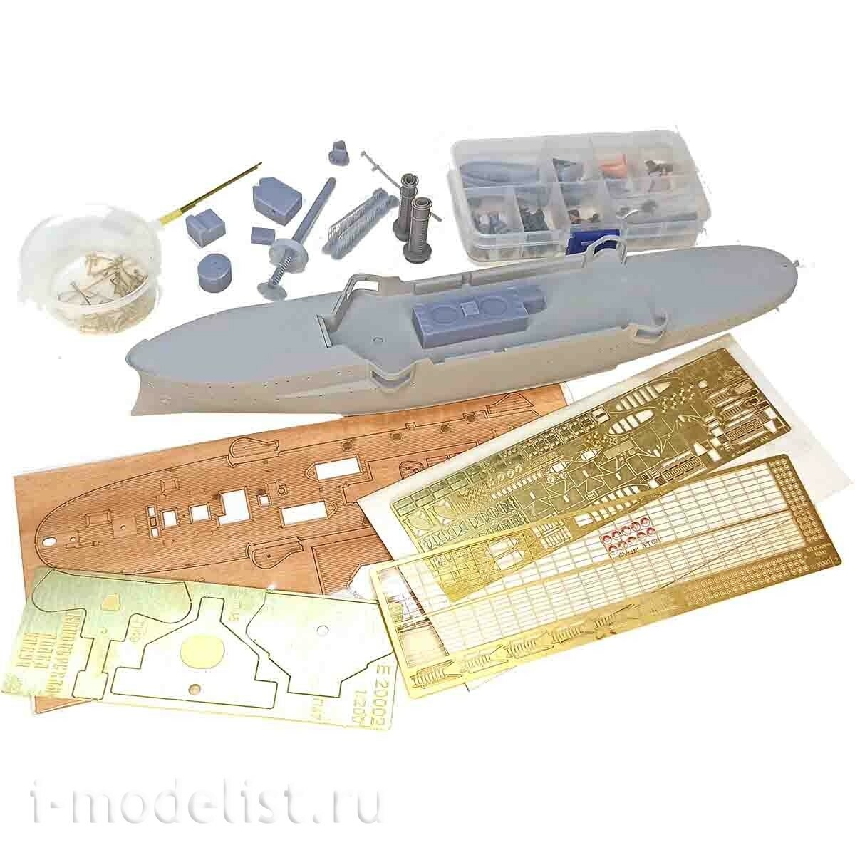 E20002 Эскадра 1/200 Сборная модель Канонерская лодка 