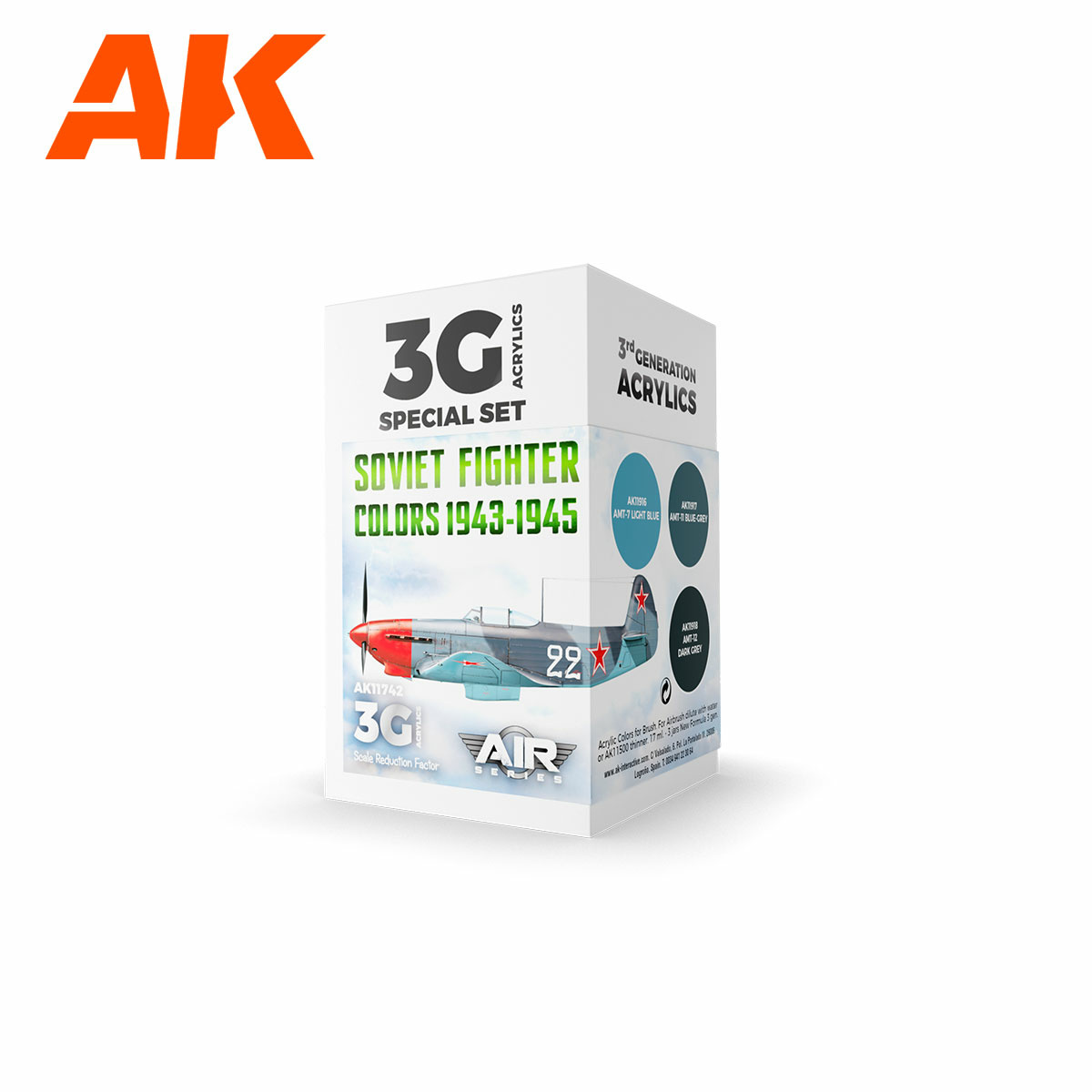 AK11742 AK Interactive Set of acrylic paints 