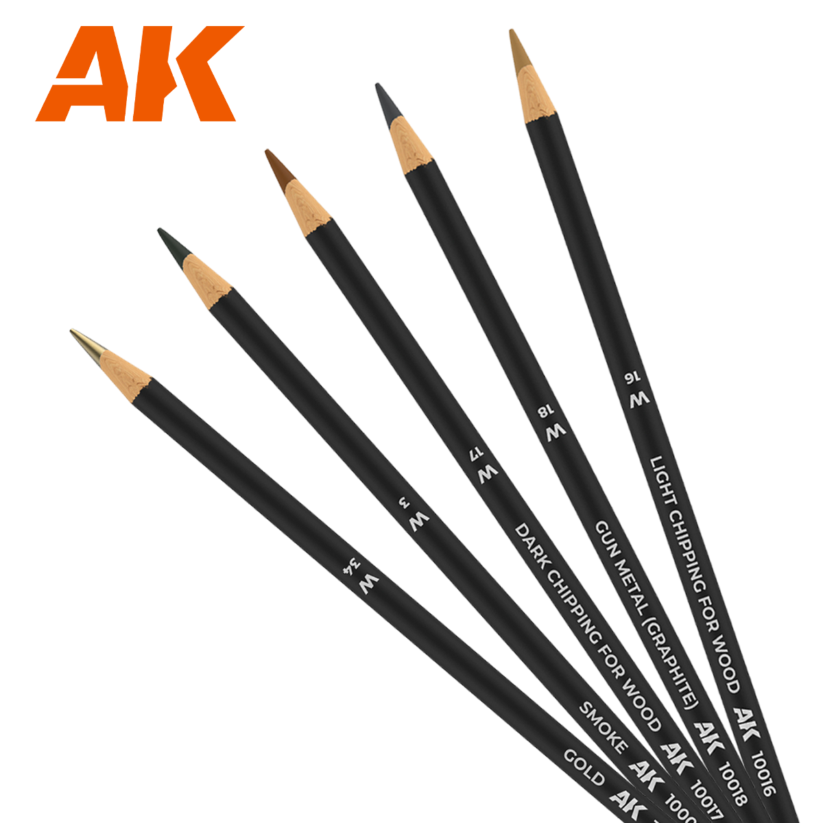 AKКМБ1 AK Interactive Набор карандашей для везеринга 