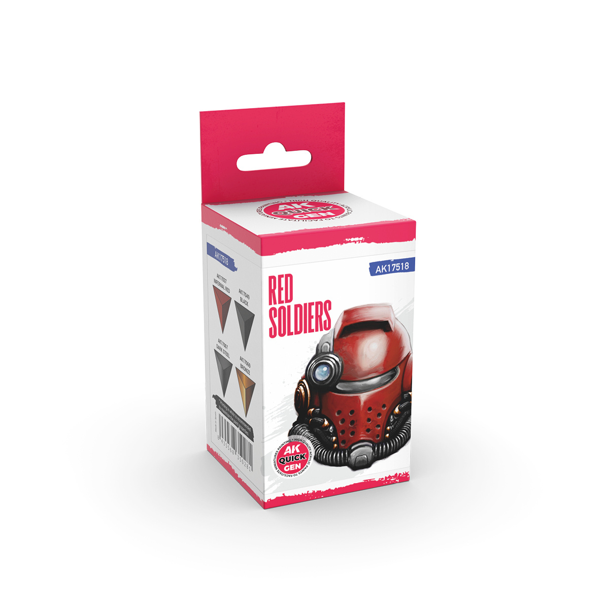AK17518 AK Interactive Набор красок QUICK GEN - Красные солдаты / RED SOLDIERS