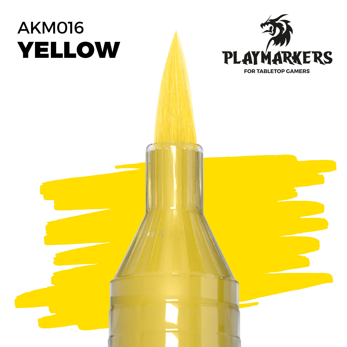 AKM016 AK Interactive Акриловый маркер PLAYMARKER - Жёлтый / YELLOW – PLAYMARKER