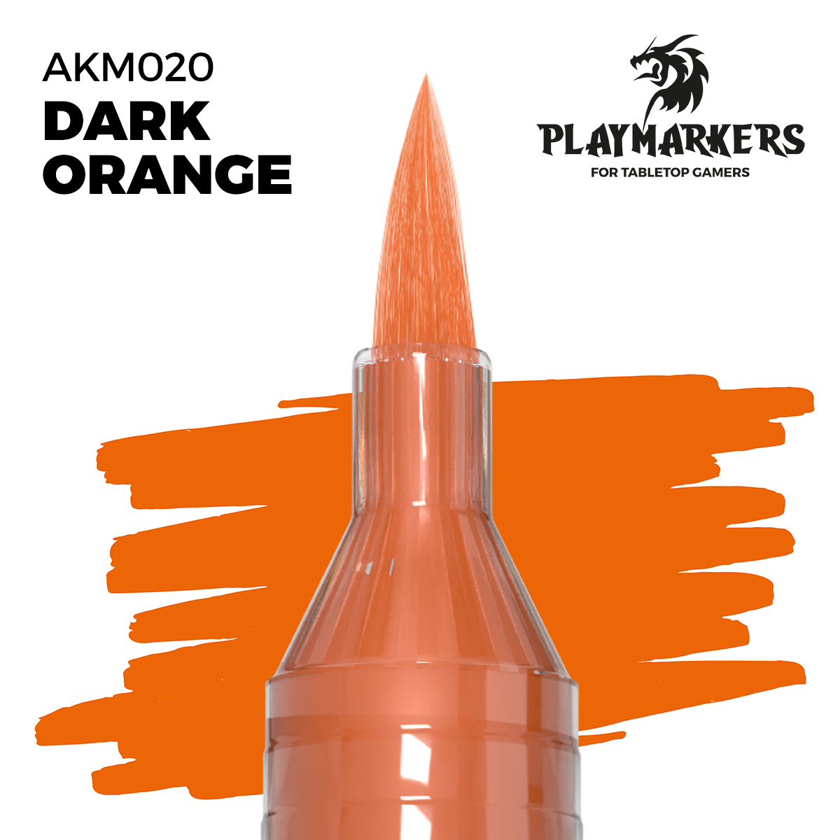 AKM020 AK Interactive Акриловый маркер PLAYMARKER - Тёмно-оранжевый / DARK ORANGE – PLAYMARKER