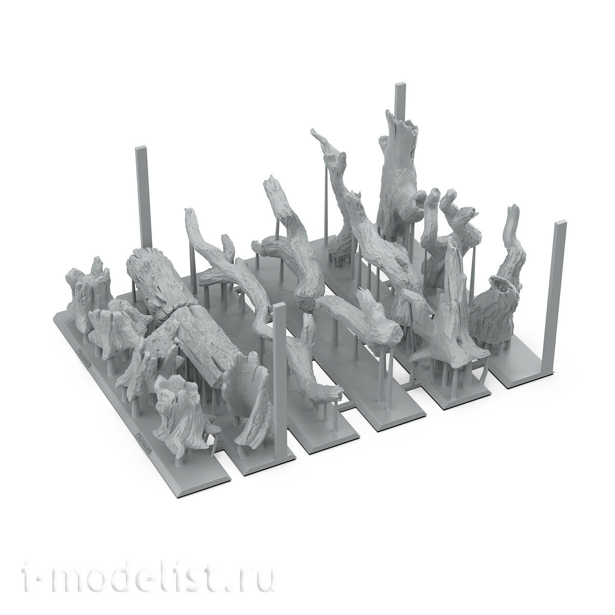 AKBIT0006 AK Interactive 3D-печать BASING BITS Мертвое дерево / Dead Tree