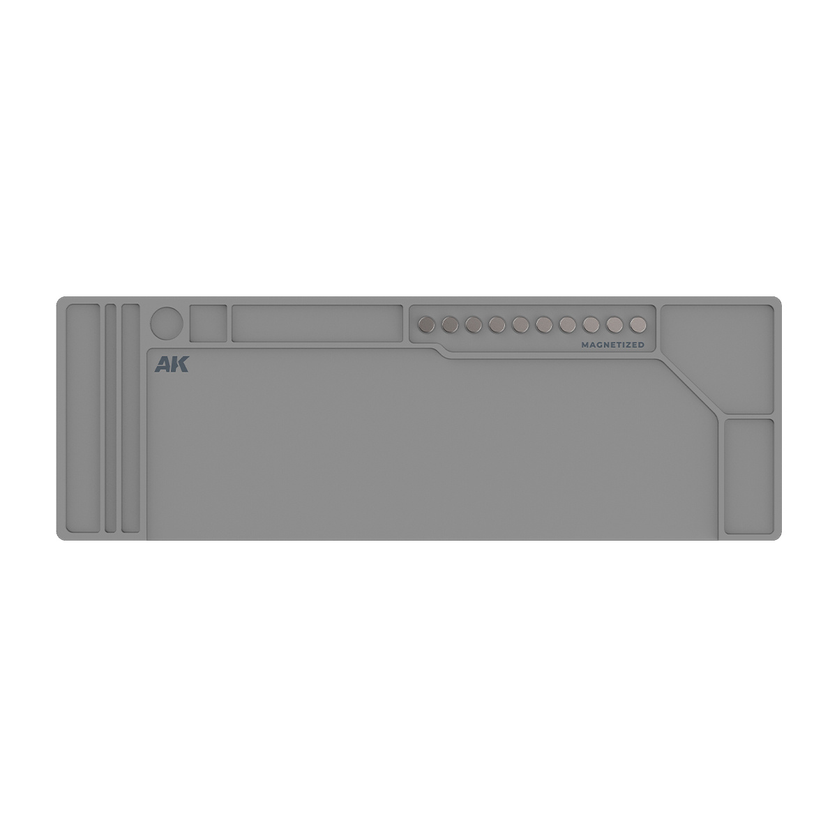 AK9562 AK Interactive Силиконовый коврик серого цвета / Silicone tablecloth grey