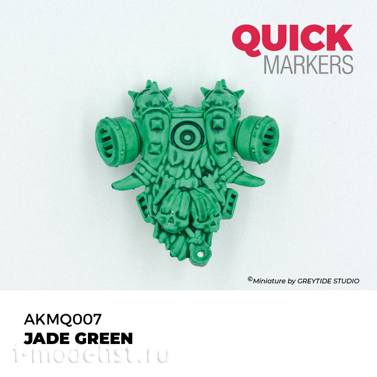 AKMQ007 AK Interactive Маркер QUICK MARKER - Notфритово-зелёный / Jade Green