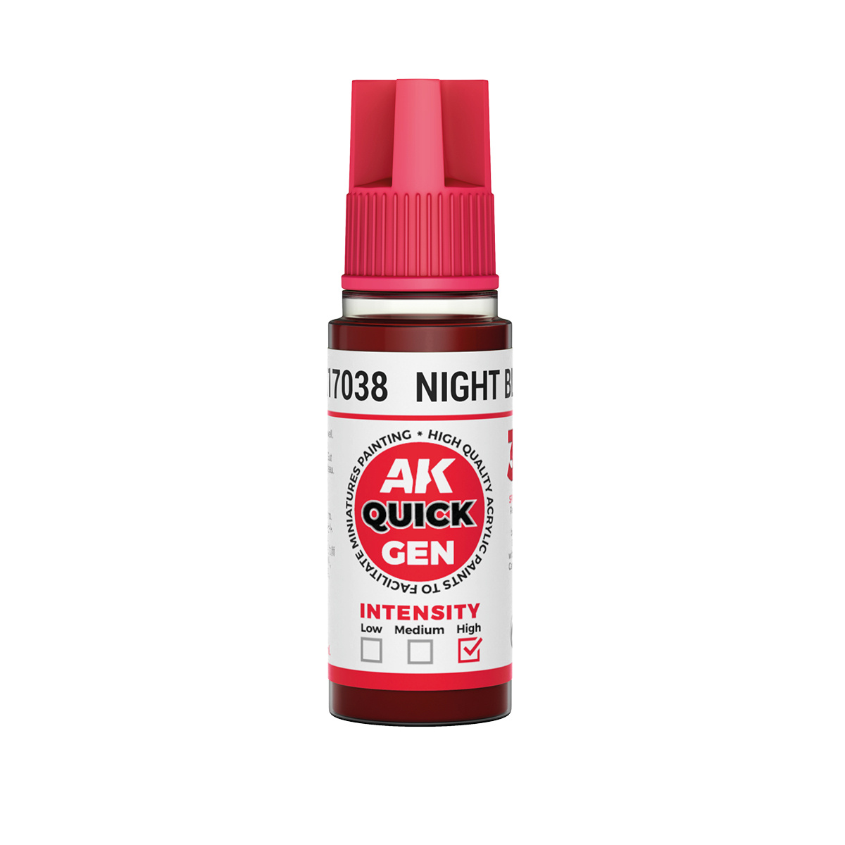 AK17038 AK Interactive Краска акриловая QUICK GEN - Ночная кровь / NIGHT BLOOD