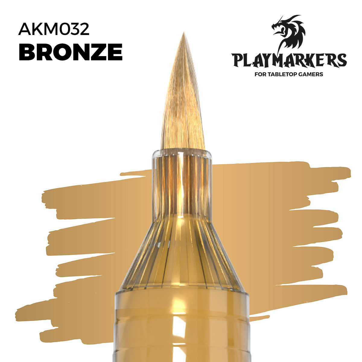 AKM032 AK Interactive Акриловый маркер PLA YMARKER - Бронза / BRONZE – PLAYMARKER