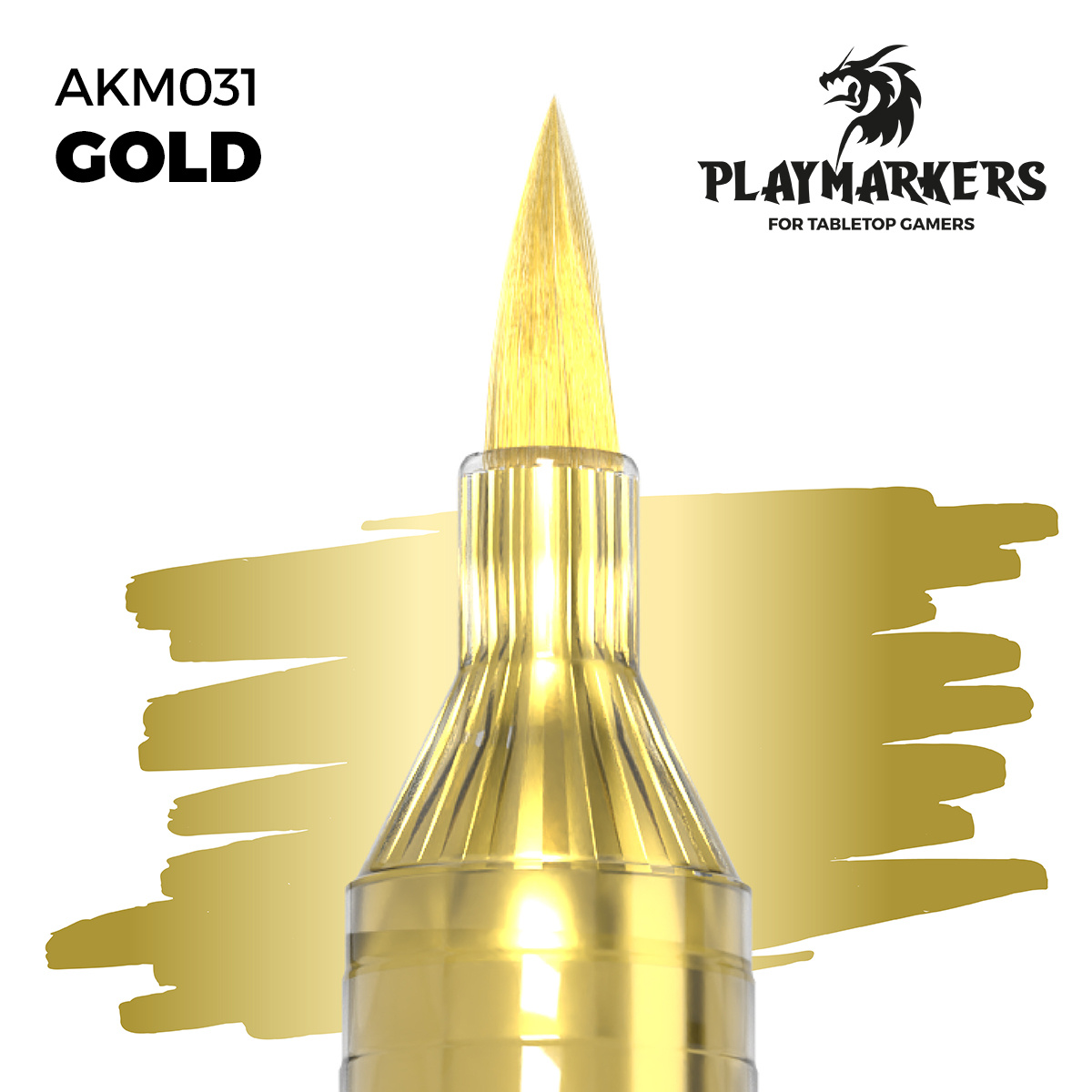 AKM031 AK Interactive Акриловый маркер PLAYMARKER - Золfromой / GOLD – PLAYMARKER