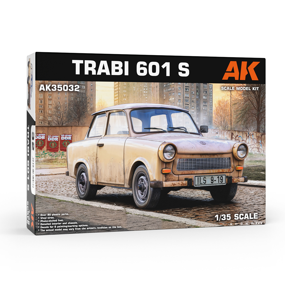 AK35032 AK Interactive 1/35 Автомобиль Trabant 601 S / TRABI 601 S