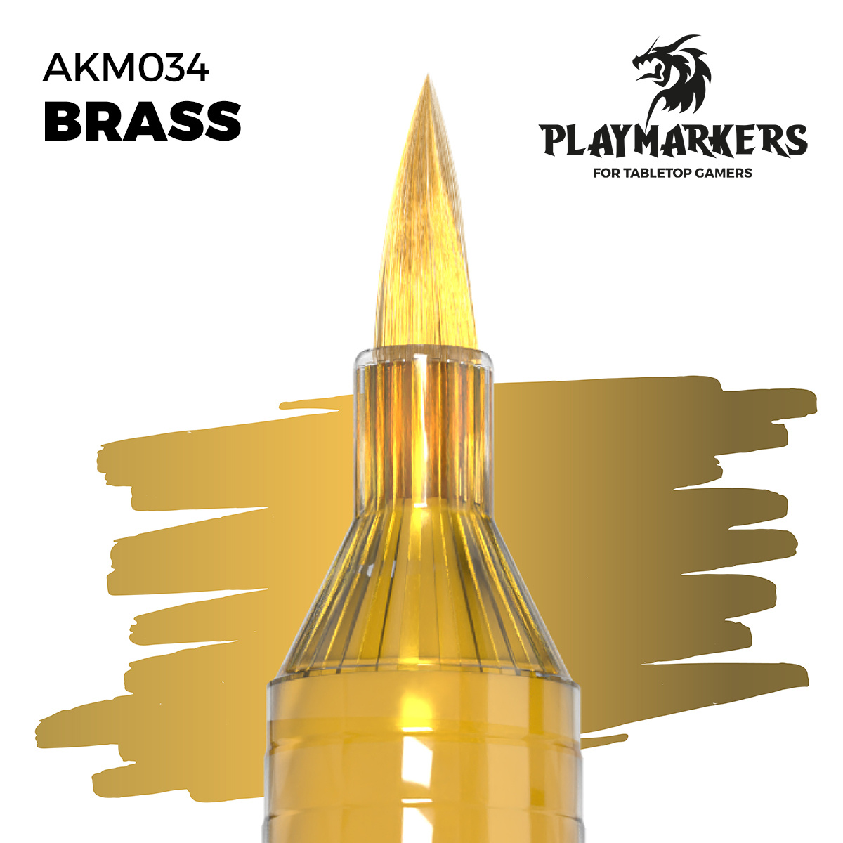 AKM034 AK Interactive Акриловый маркер PLAYMARKER - Латунь / BRASS – PLAYMARKER